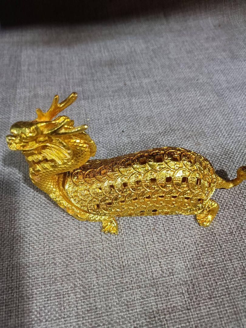 銅器 竜亀薫香炉 茶道具 香道具 工芸品 美術品 置物 銅 細工 茶道具 金竜亀薫香炉 金銭亀檀香炉 香道具装飾品 現代