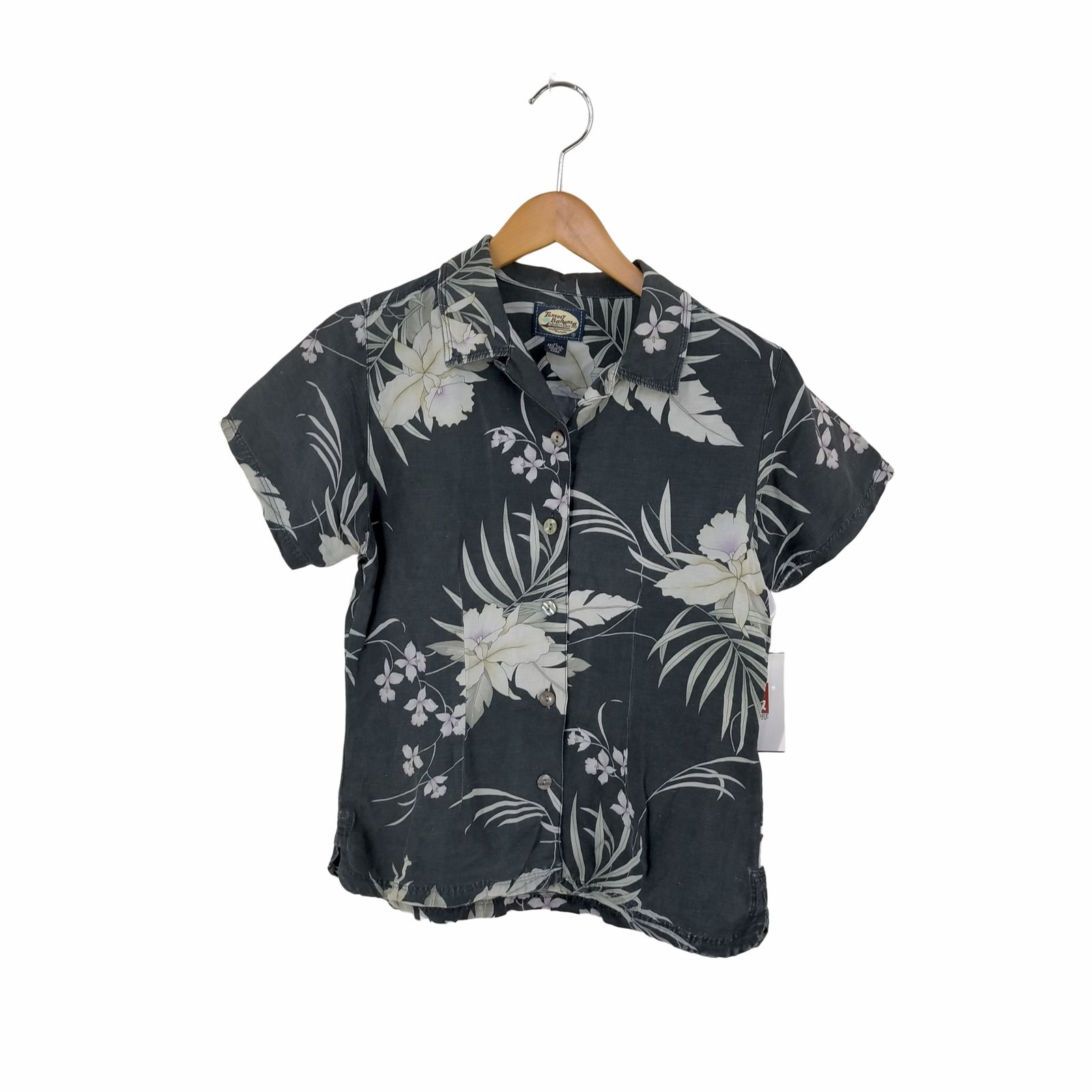 トミーバハマ Tommy Bahama シルクミックスアロハシャツ レディース XS