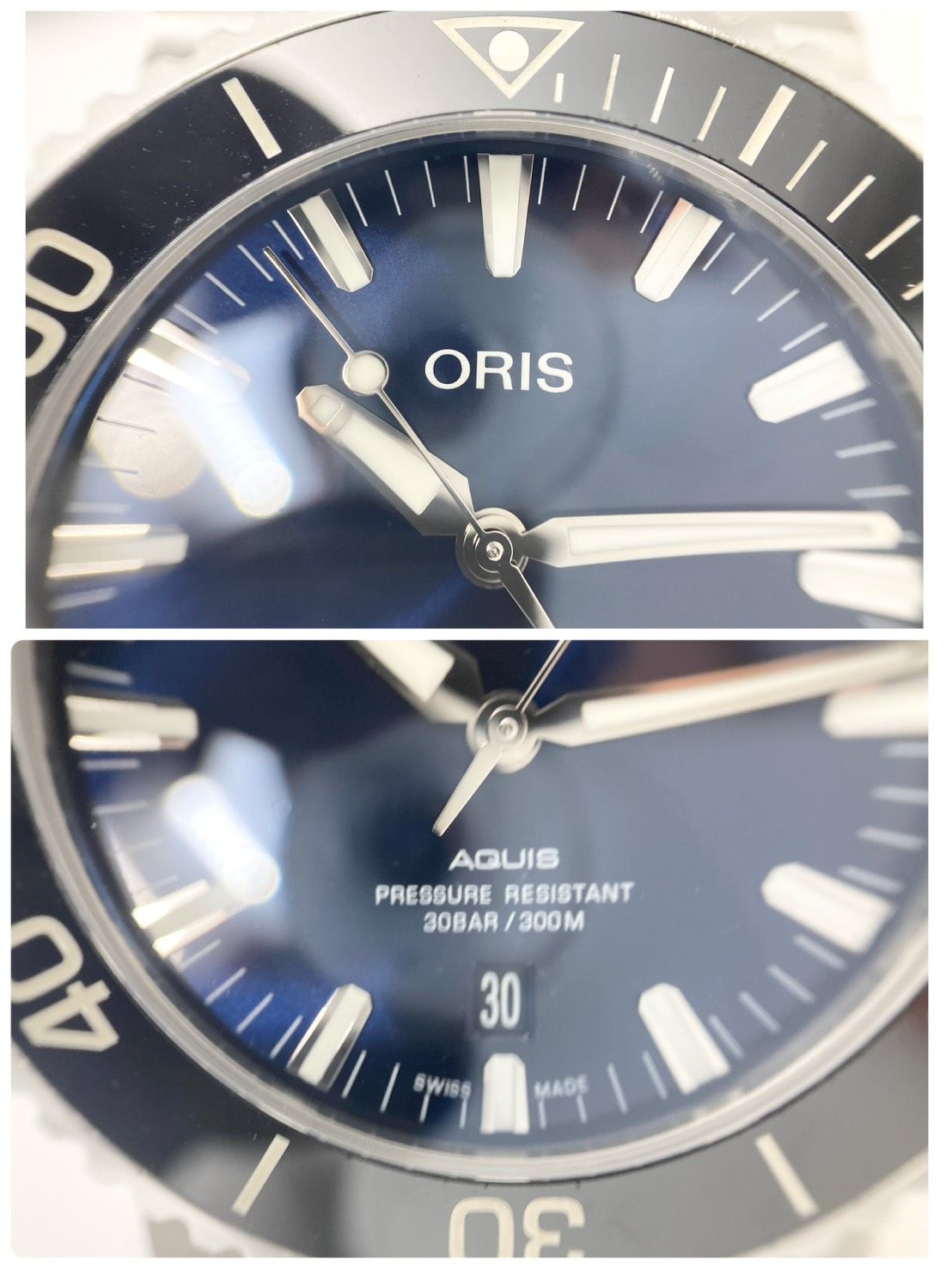 ORIS AQUIS デイト 01 733 7730 4135 自動巻き