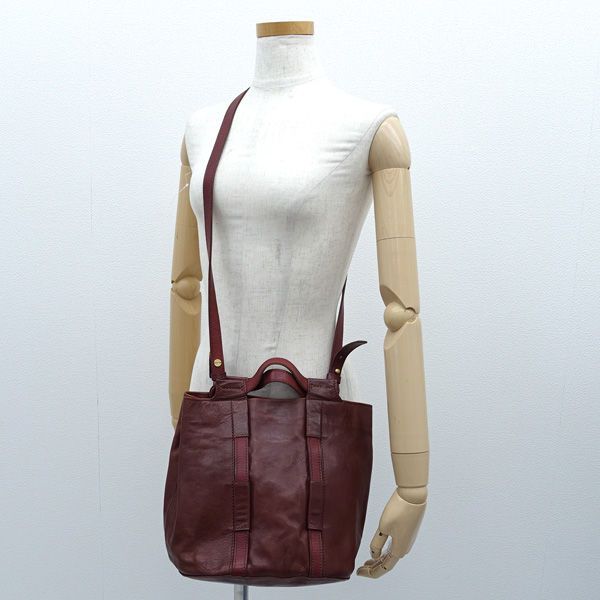 genten / ゲンテン ◇2WAYハンドバッグ/ショルダーバッグ/レザー