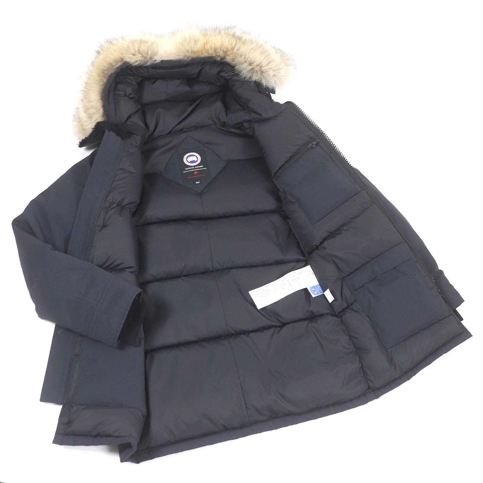 美品□CANADA GOOSE カナダグース 3438JM JASPER ジャスパー ロゴ 