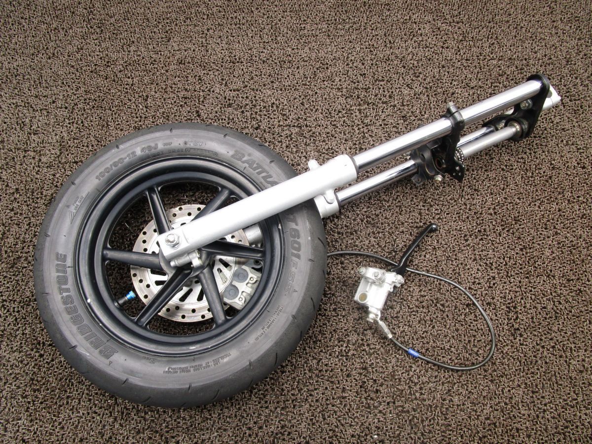 XR100モタード フロントホイール ASSY フォーク □A2960！ディスク