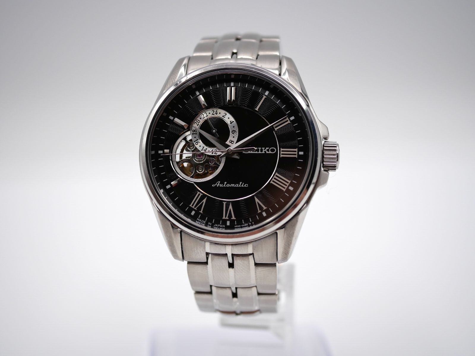 SEIKO セイコー 自動巻き プレサージュ 4R39-00B0 AT メンズ