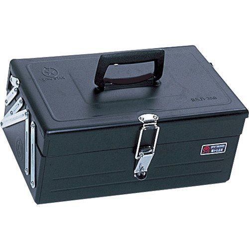 リングスター 2段式ボックス スチール製 ブラック RSD-350 L350×W200×H150mm