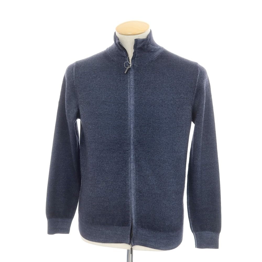 中古】クルチアーニ CRUCIANI ウール ジップアップ スタンドカラー