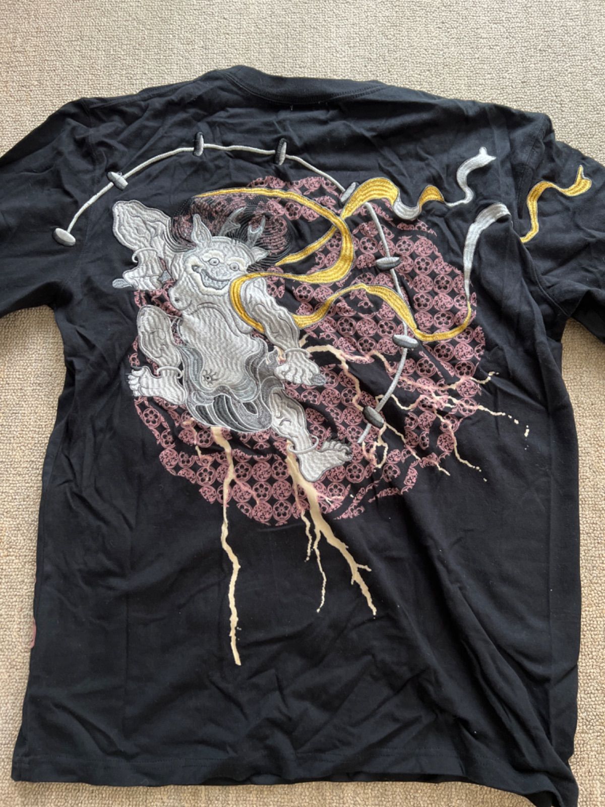 新品 風神雷神刺繍Tシャツ - メルカリ 新品 風神雷神刺繍Tシャツ - メルカリ
