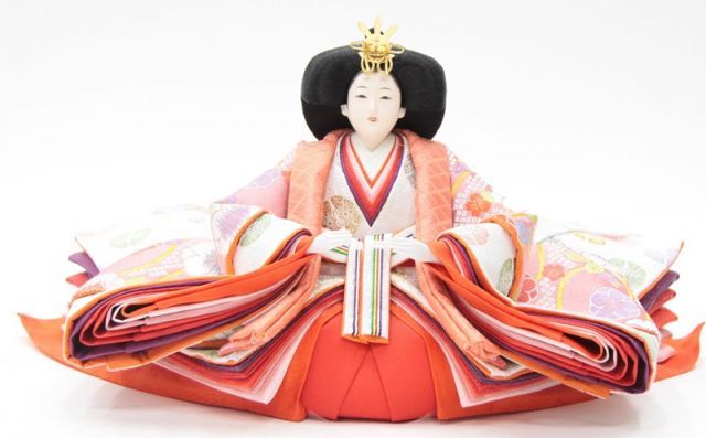 雛人形 京雛新王 平安 光寛作 特上七番 本帯地 正絹着物 未使用品 アウトレット品 雛人形親王単体 人形のみ 特上十番親王 京雛