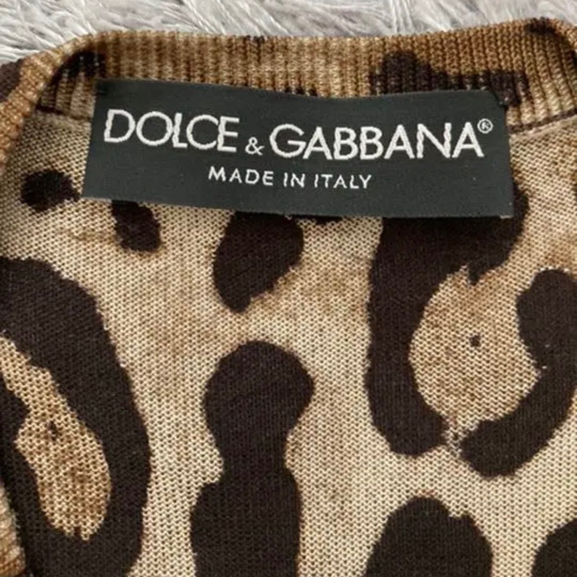 DOLCE&GABBANA - DOLCE&GABBANA シルクレオパード柄 カーディガン DOLCE&GABBANA シルクレオパード柄 カーディガン - メルカリ