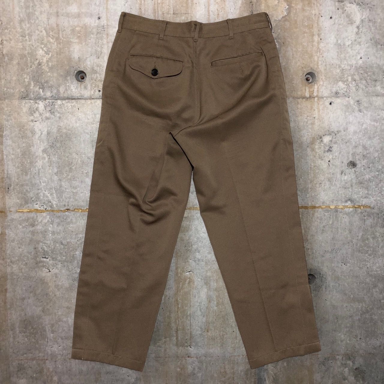 COMME des GARCONS HOMME PLUS 98AW poly cotton tapered slacks PP 04066S SIZE S AD1998