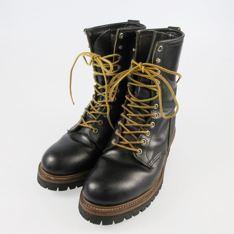 【姫路東店】 中古 RED WING | レッドウィング 旧刺繍製羽タグ ーツ PT91 2218 サイズ：9 ブラック 【127】