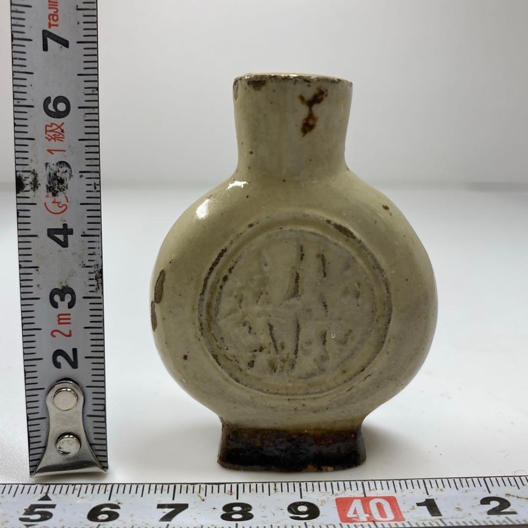 中国古玩　磁州窯　鼻煙香　高さ約6.2㎝　　東さ6-1014☆2F 中国古玩 磁州窯 鼻煙香 高さ約6.2㎝ 東さ6-1014☆