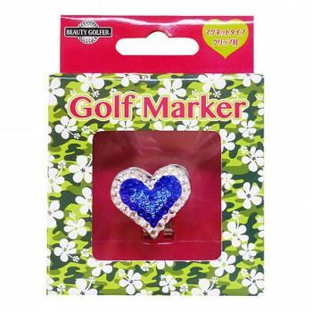 BEAUTY GOLFER ゴルフマーカー ハート GMN-1 ブルー