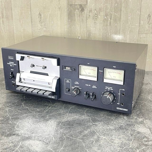 カセットデッキ 【中古】SANSUI サンスイ SC-1 ステレオ オーディオ機器 山水 ジャンク品 / 57600