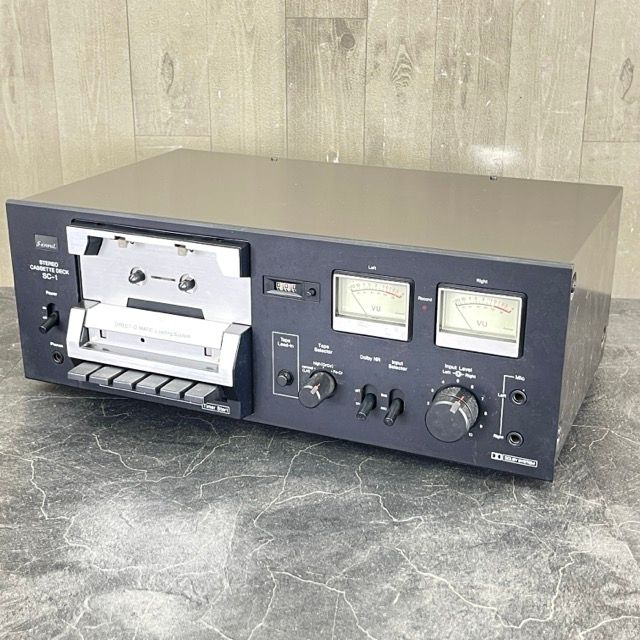 SC-1. SANSUI 山水 サンスイ ステレオカセットデッキ ジャンク カセットデッキ 【中古】SANSUI サンスイ SC-1 ステレオ