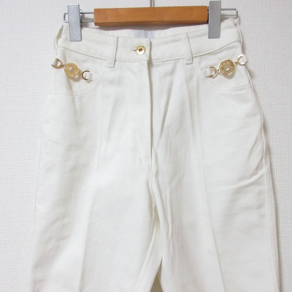 良品 23SS PATOU パトゥ サークルロゴ金具 オーガニックコットン  