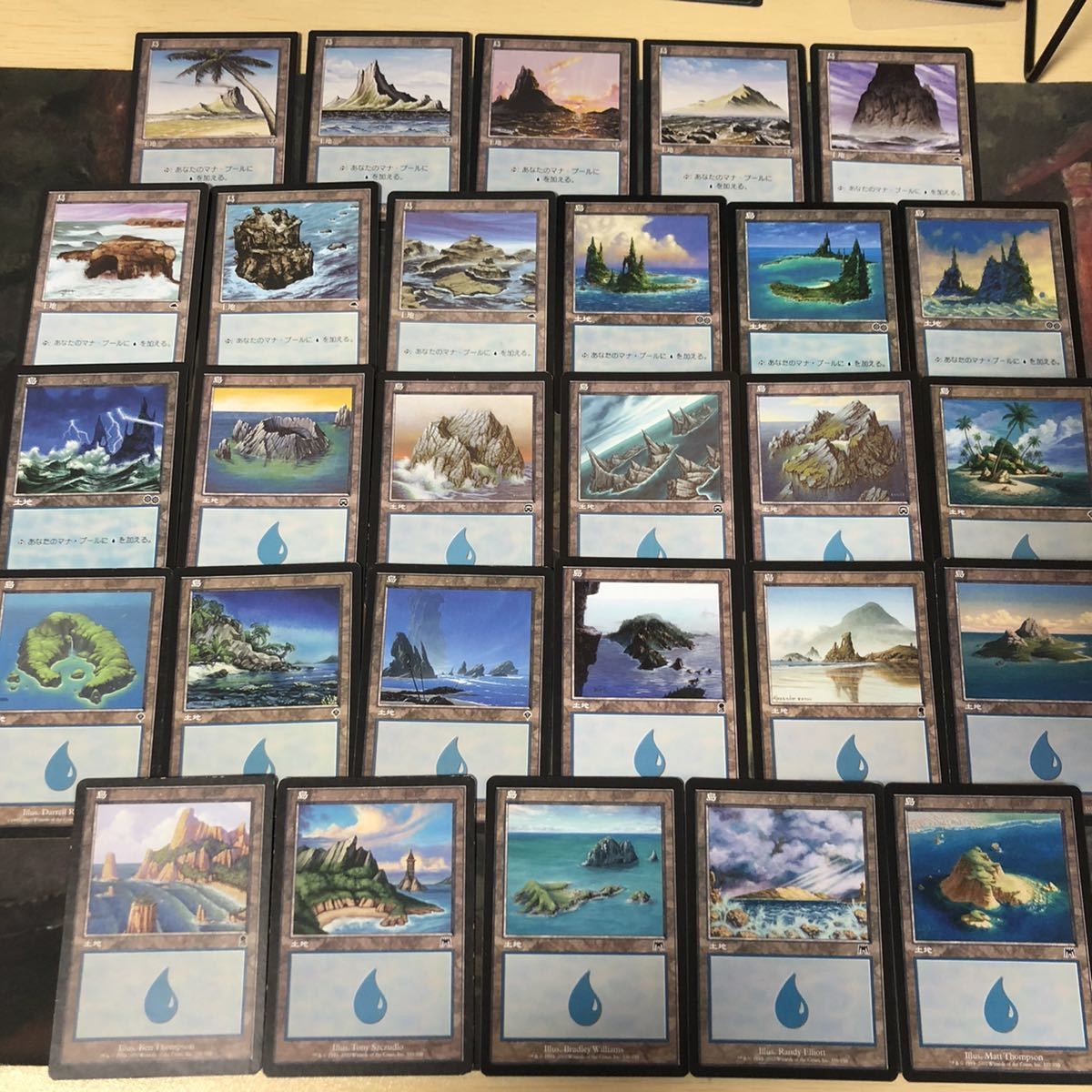 nvq8 2 旧枠 基本土地 セミコンプ 被り無しコレクション 4ED まとめ
