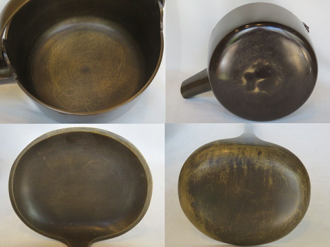 五月◇特売品）鋳師 中村秀峰作 朝茶事用 唐銅汁器〈税込・送料