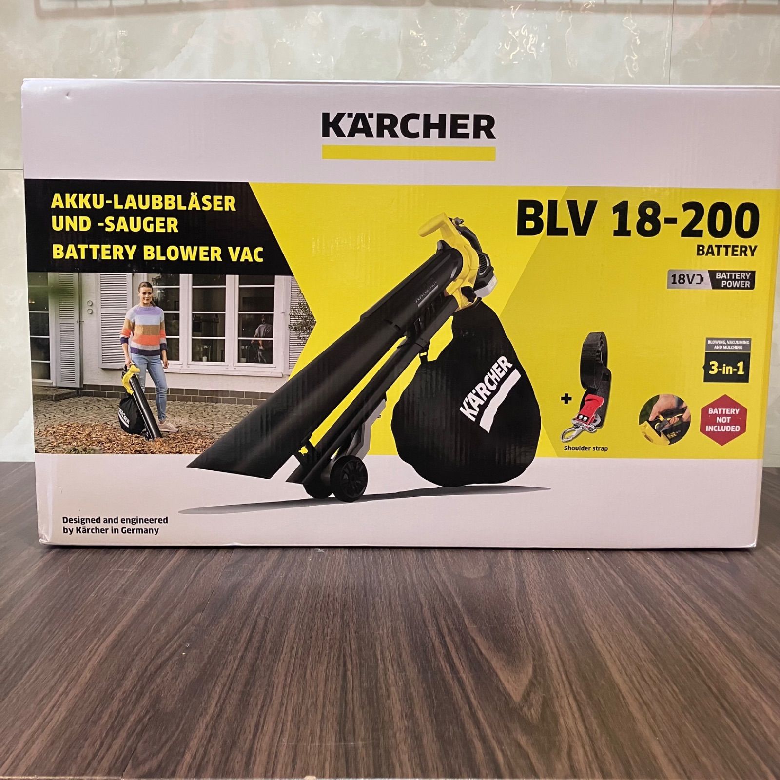 ケルヒャー 　KARCHER　ブロアバキューム BLV 18-200バッテリーセット　BLV18-200バッテリーセット ケルヒャー BLV 18-200（ブロアバキューム） バッテリーセット