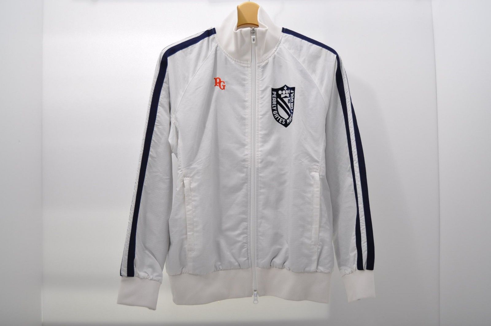 中古 レディース パーリーゲイツ PEARLY GATES ブルゾン 0(S) 白 長袖