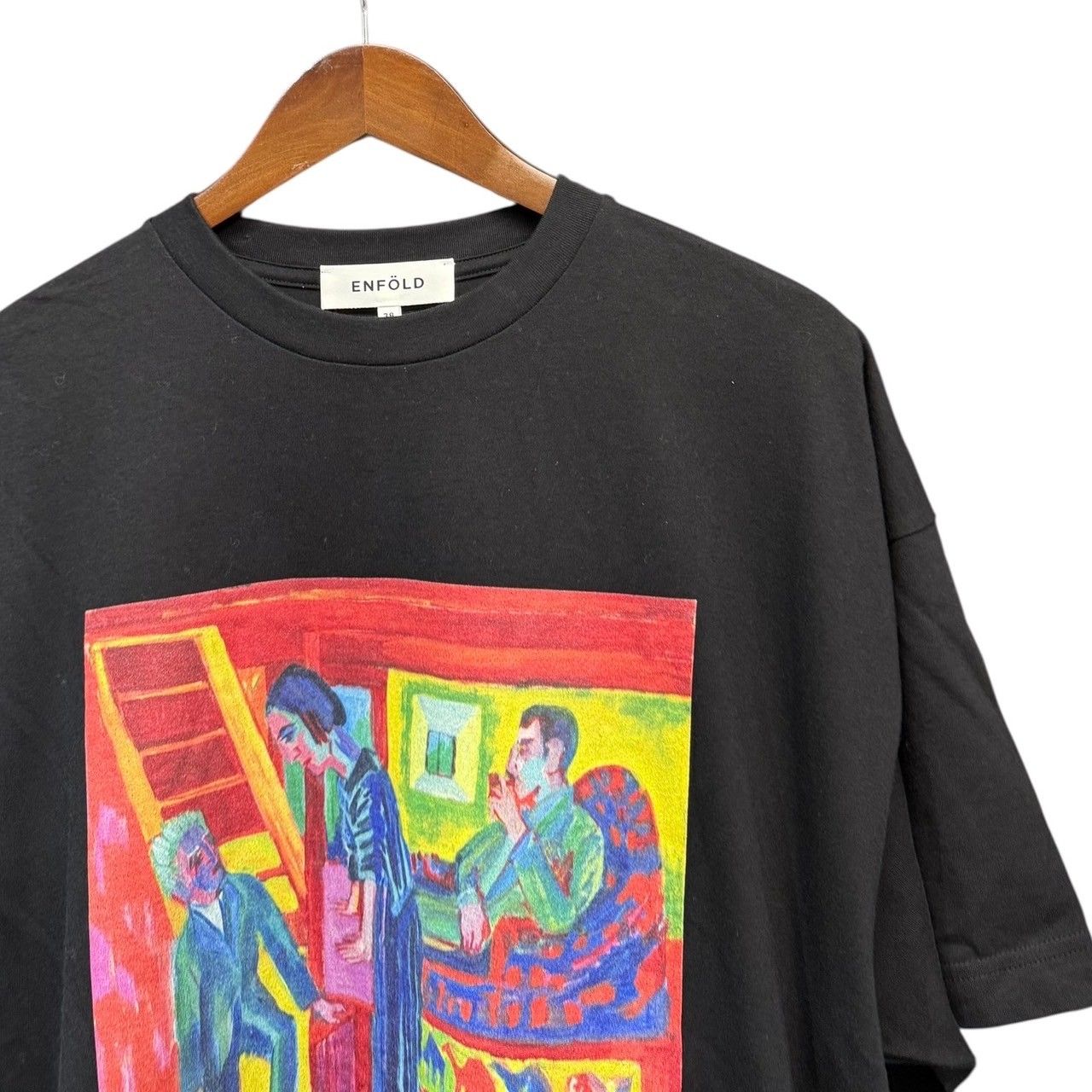 ENFOLD エンフォルド アート　Tシャツ ENFOLD エンフォルド 22AW Ernst Ludwig Kirchner T-SHIRT