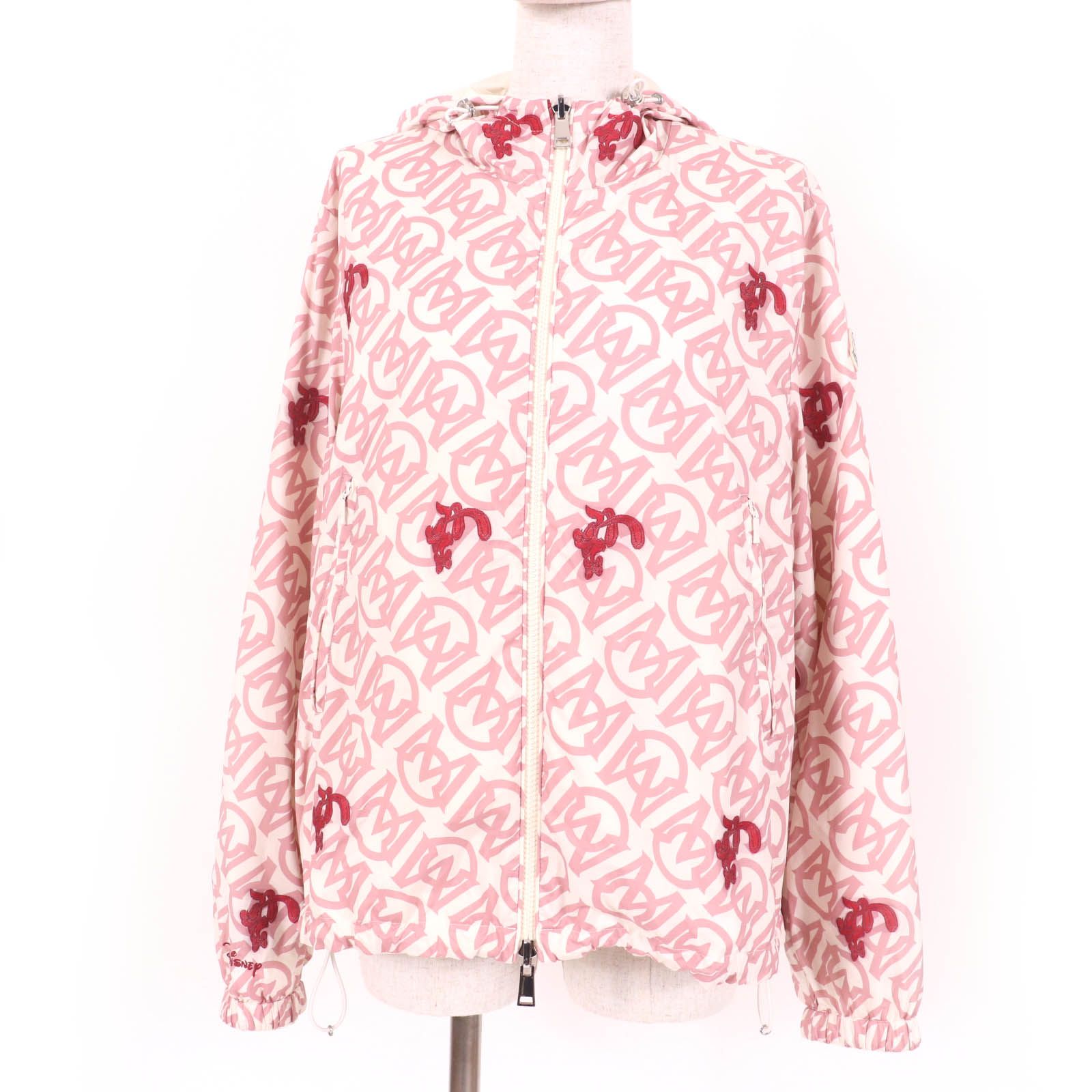 MONCLER Disney モンクレール ディズニー ROGER RABBIT DEISSE リバーシブル ブルゾン ピンク アイボリー 0 レディース