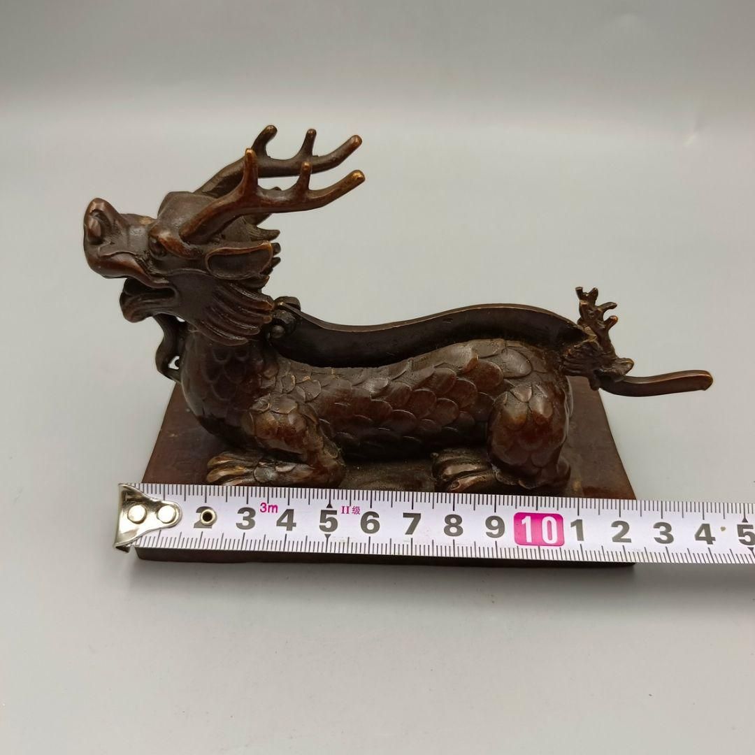 竜頭 押し切り 正義 化身 工芸品 美術品 置物 竜頭 押し切り 正義 化身 工芸品 美術品 置物 竜頭 押し切り