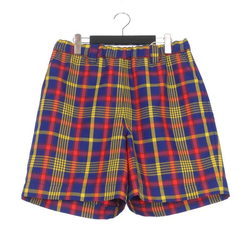 ワタルトミナガ WATARU TOMINAGA 25SS チェック柄 ショートパンツ ショーツ 2 マルチカラー WTSS25-PT-02