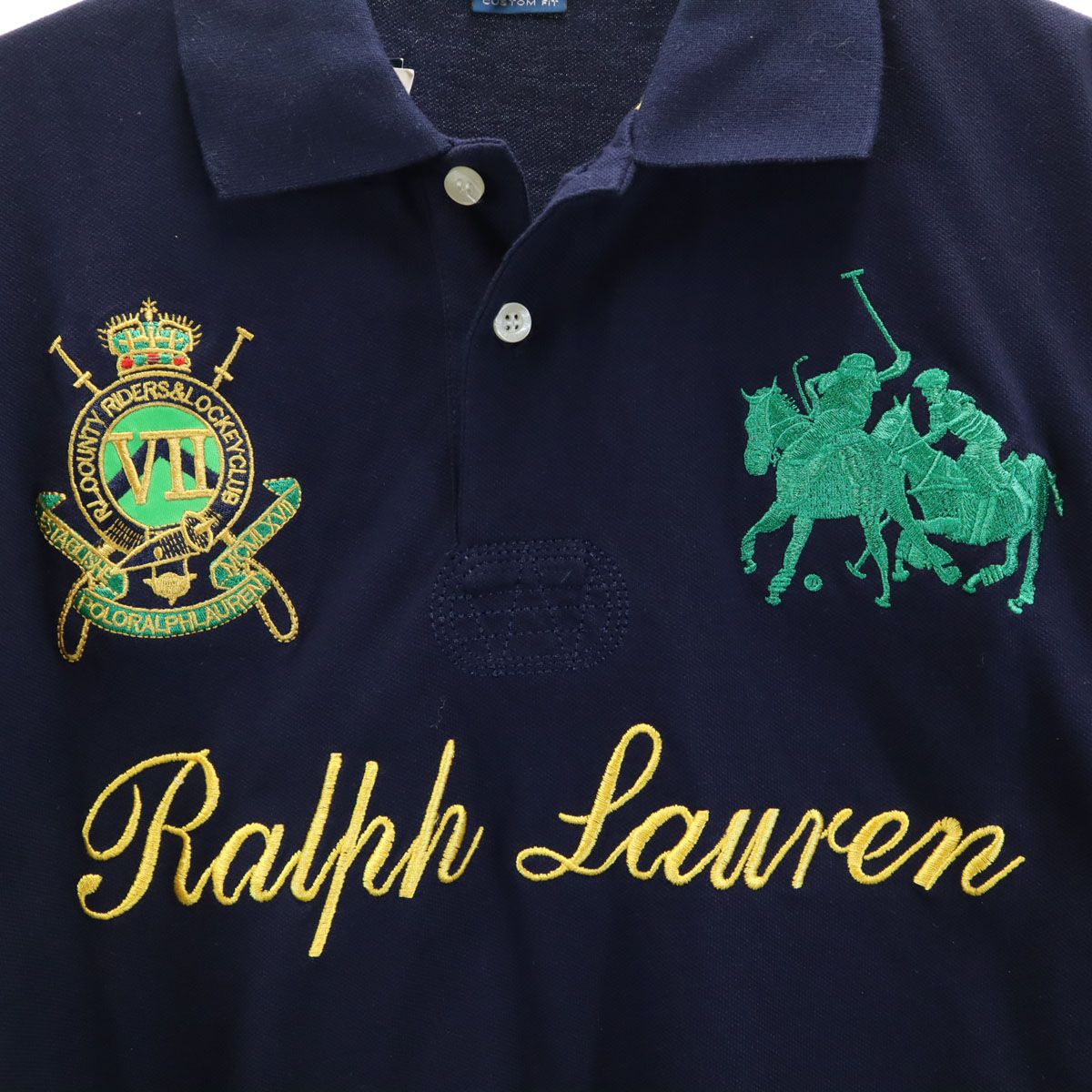 新品・未使用✨ポロバイラルフローレン ポロシャツ ビッグポニー 刺繍 L 未使用 Polo by Ralph Lauren ポロバイラルフローレン ビッグ