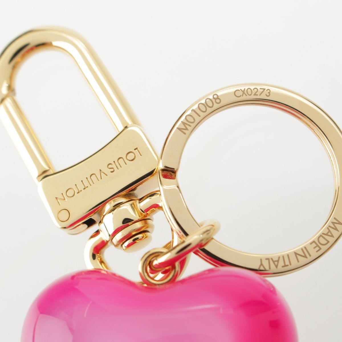 ルイヴィトン バニー うさぎ チャーム キーホルダー ピンク ルイ