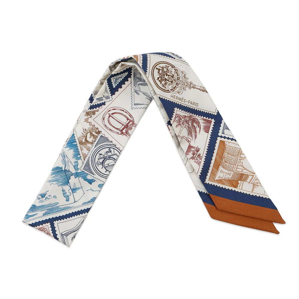 エルメス　ツイリー フォーブルの切手愛好家 エルメス スカーフ ツイリー フォーブルの切手愛好家 HERMES