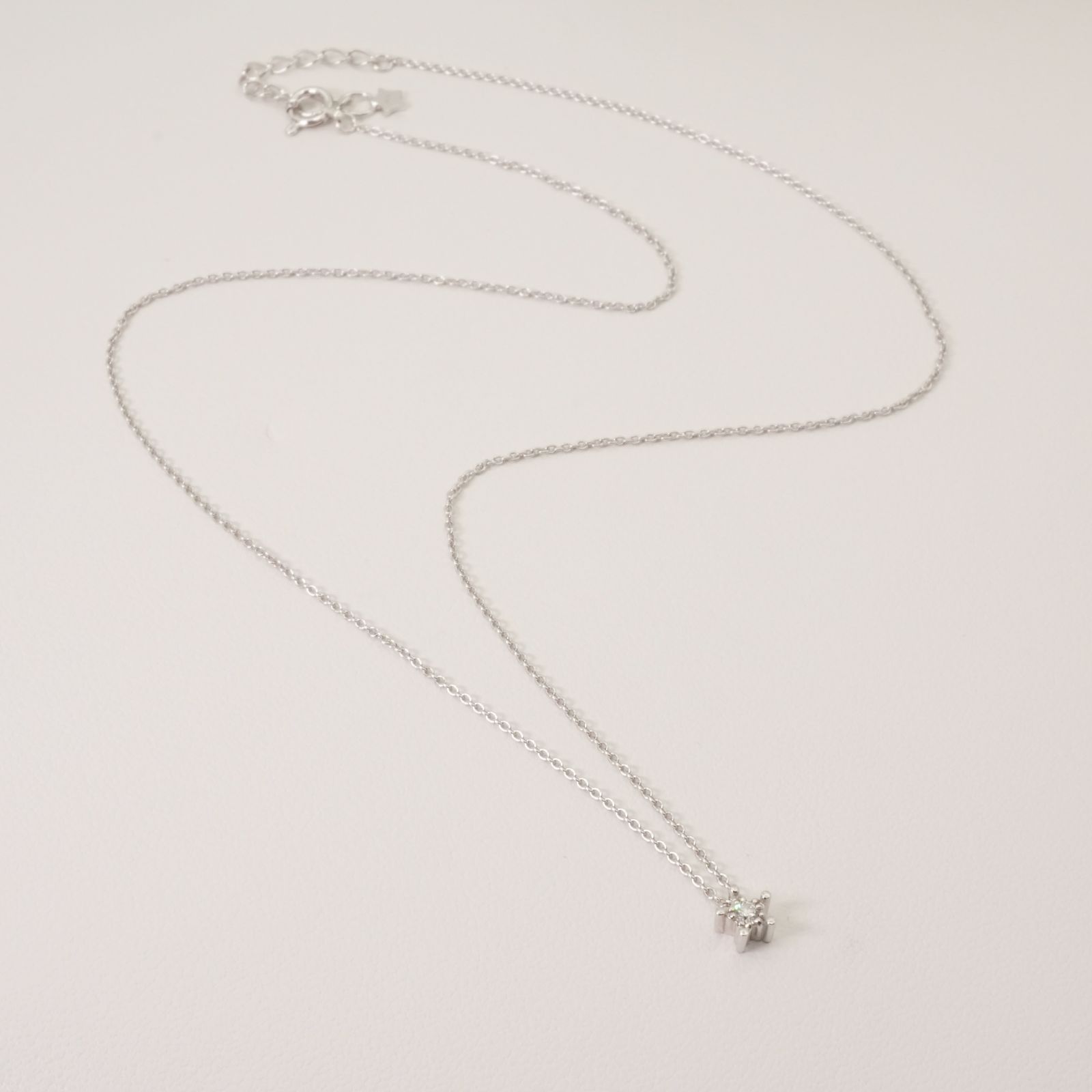 スタージュエリー K18WG ダイヤモンド ネックレス 星/24-5633S - メルカリ