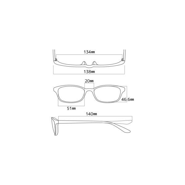 鬼灯の冷徹 コラボ眼鏡 桃太郎モデル メガネフレーム 伊達メガネ UV