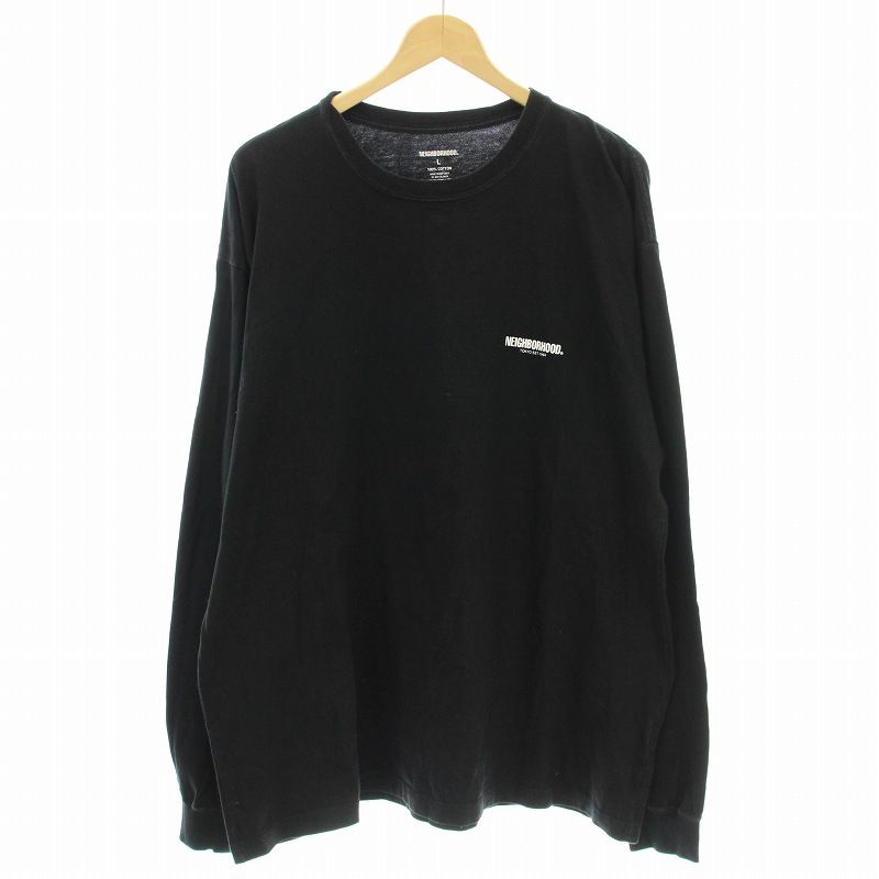 NEIGHBORHOOD 長袖カットソー L ブラック　ロンT ネイバーフッド NEIGHBORHOOD ロンT 長袖 Tシャツ カットソー
