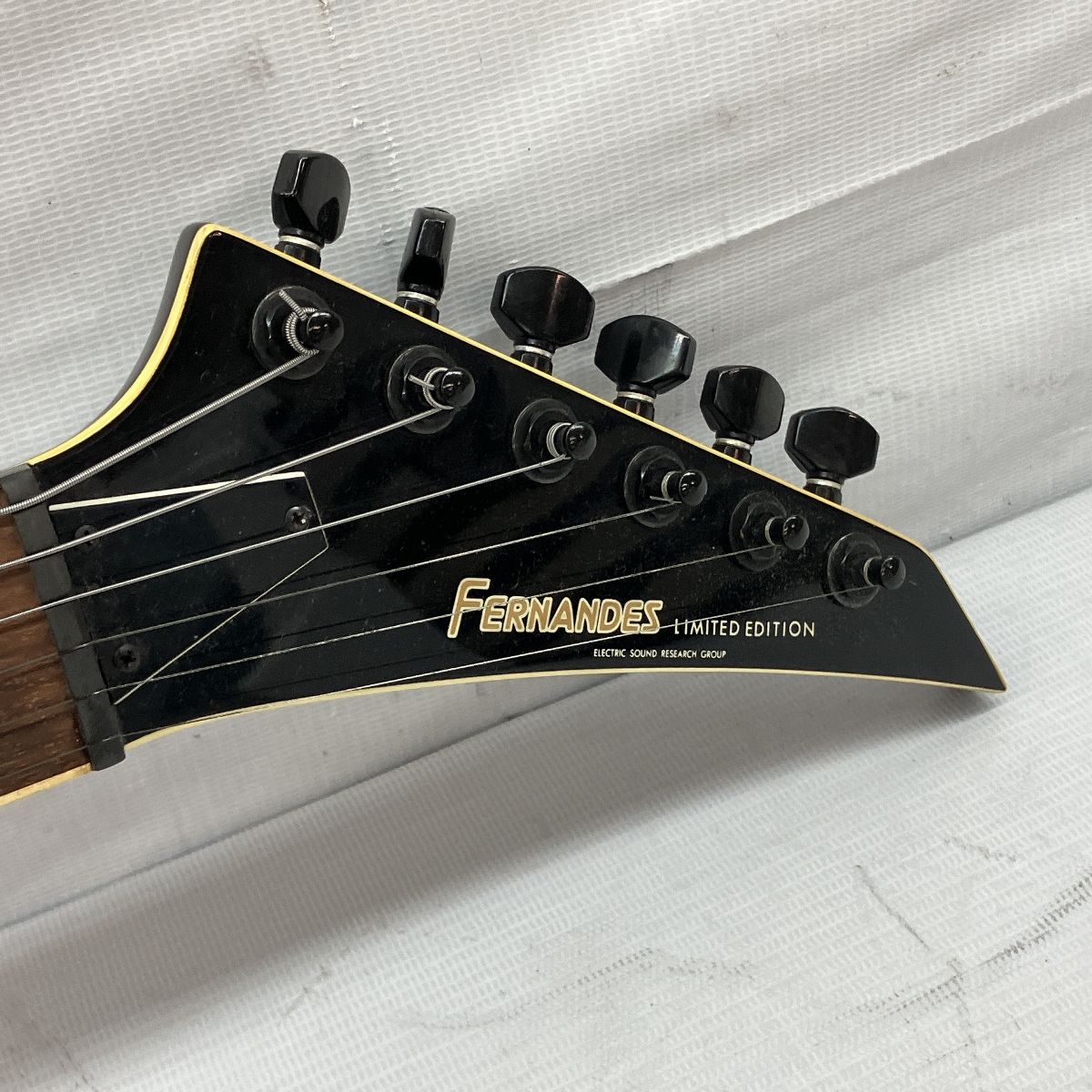 TEJ-75 FERNANDES - フェルナンデス Black エレキギター EDITION