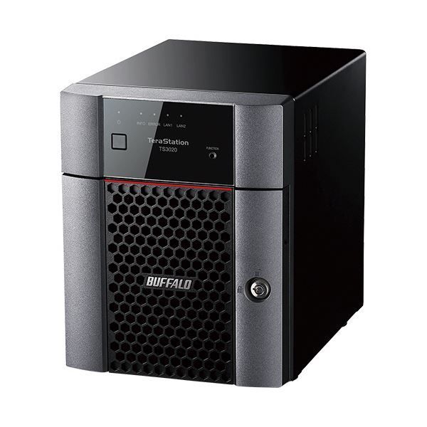 バッファロー TeraStationNAS HDD搭載 法人向けNAS デスクトップモデル 4ドライブ 16TB TS3420DN1604 1台