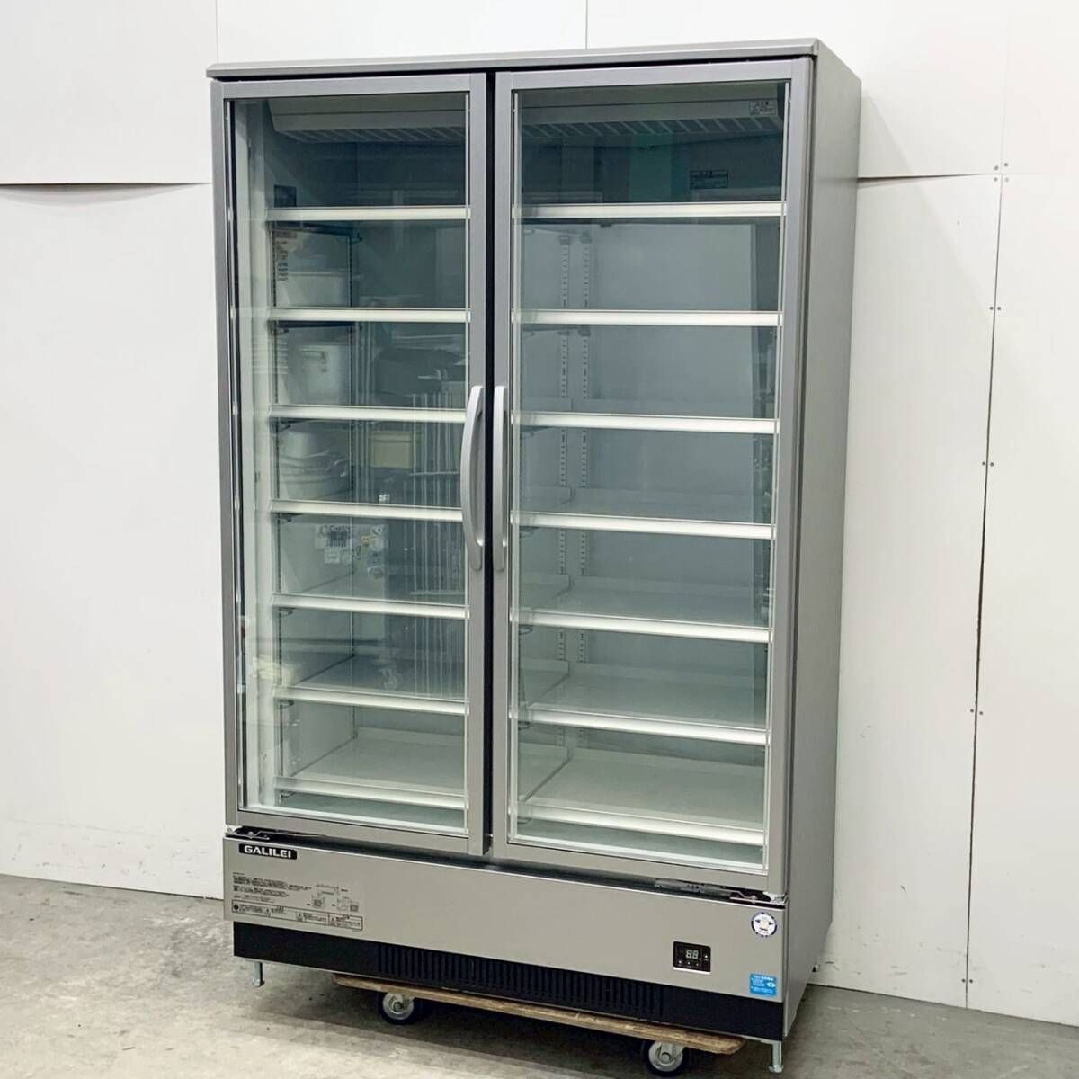 フクシマガリレイ リーチインショーケース 冷蔵ショーケース MRS-120GWTR W1200×D650×H1900 三相200V 単相100V 2020年製 No.1