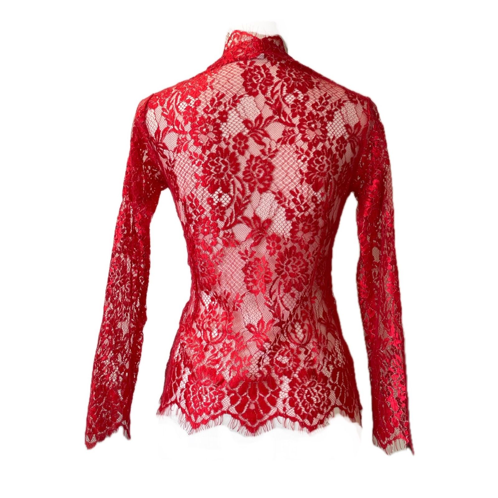 Kebaya クバヤ 赤 レーストップス インドネシア 民族衣装 - メルカリ