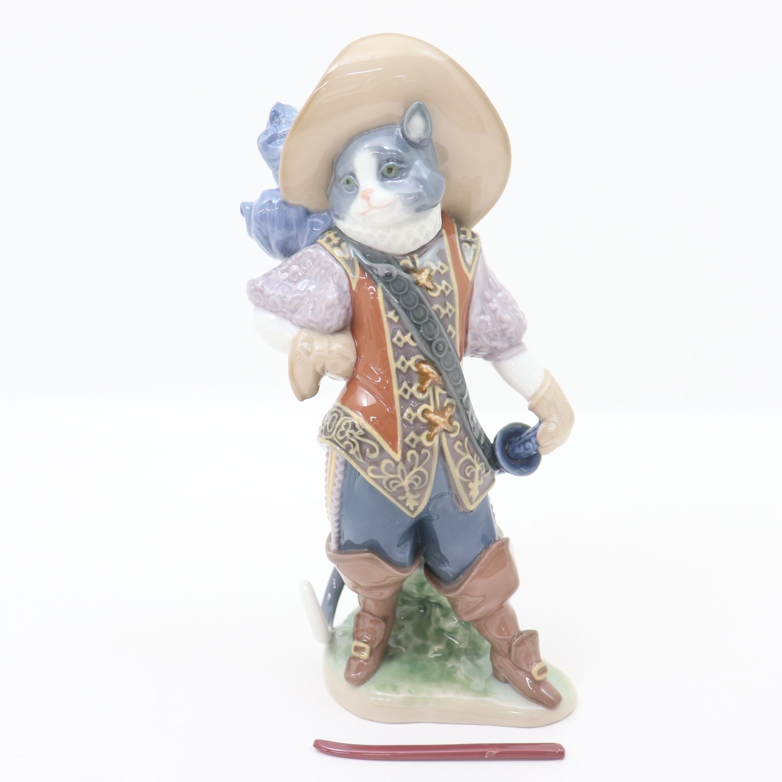 ITDOTCTPCVFG LLADRO リヤドロ 長靴をはいた猫 8599 猫 ネコ ファンタジー グリム童話 陶器 陶磁器人形 オブジェ フィギュリン 置物 インテリア 飾り コレクション