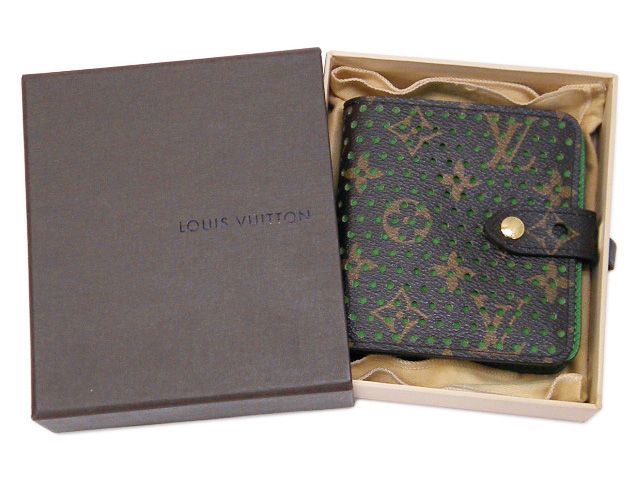 ルイ・ヴィトン LOUIS VUITTON モノグラム・ペルフォ コンパクトジップ