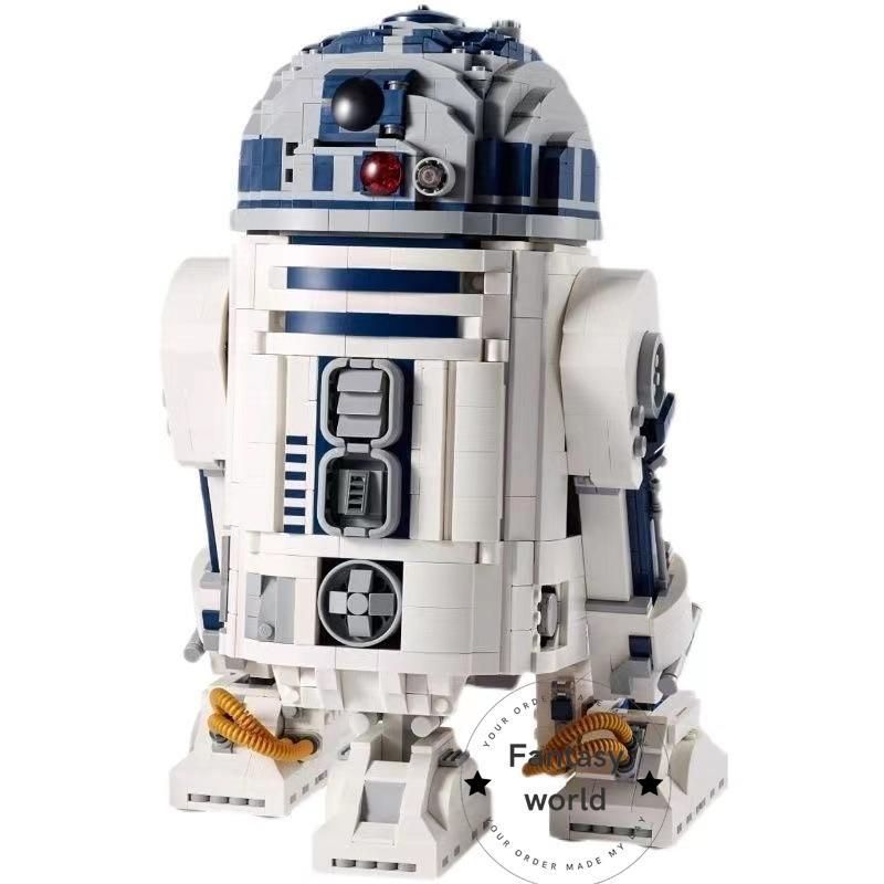 レゴ互換　ブロック　スターウォーズ　R2D2　50周年記念版