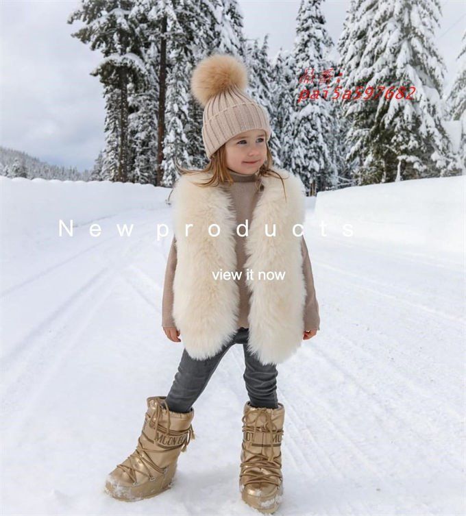 毛皮ベスト キッズファーベスト 子供ファーベスト ファーコート ボアジャケット 毛皮 あったかファー ベスト プレゼント フォックス 袖なし 子ども 子供服 pai 5 a 597682