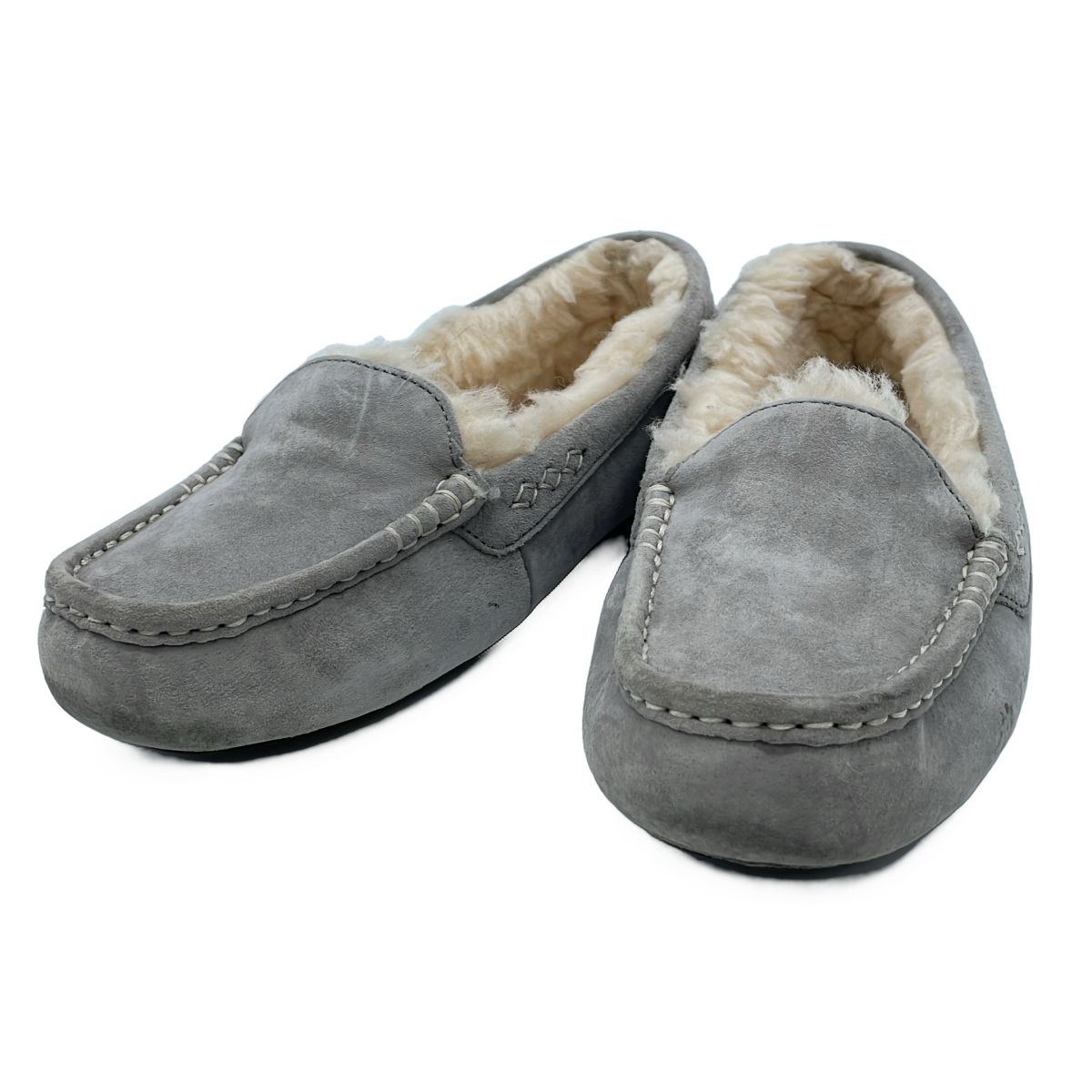 【新品未使用】UGG ANSLEY アンスレー グレー 24cm size7 UGG アグ Ansley アンスレー モカシンシューズ 3312 グレー 24cm