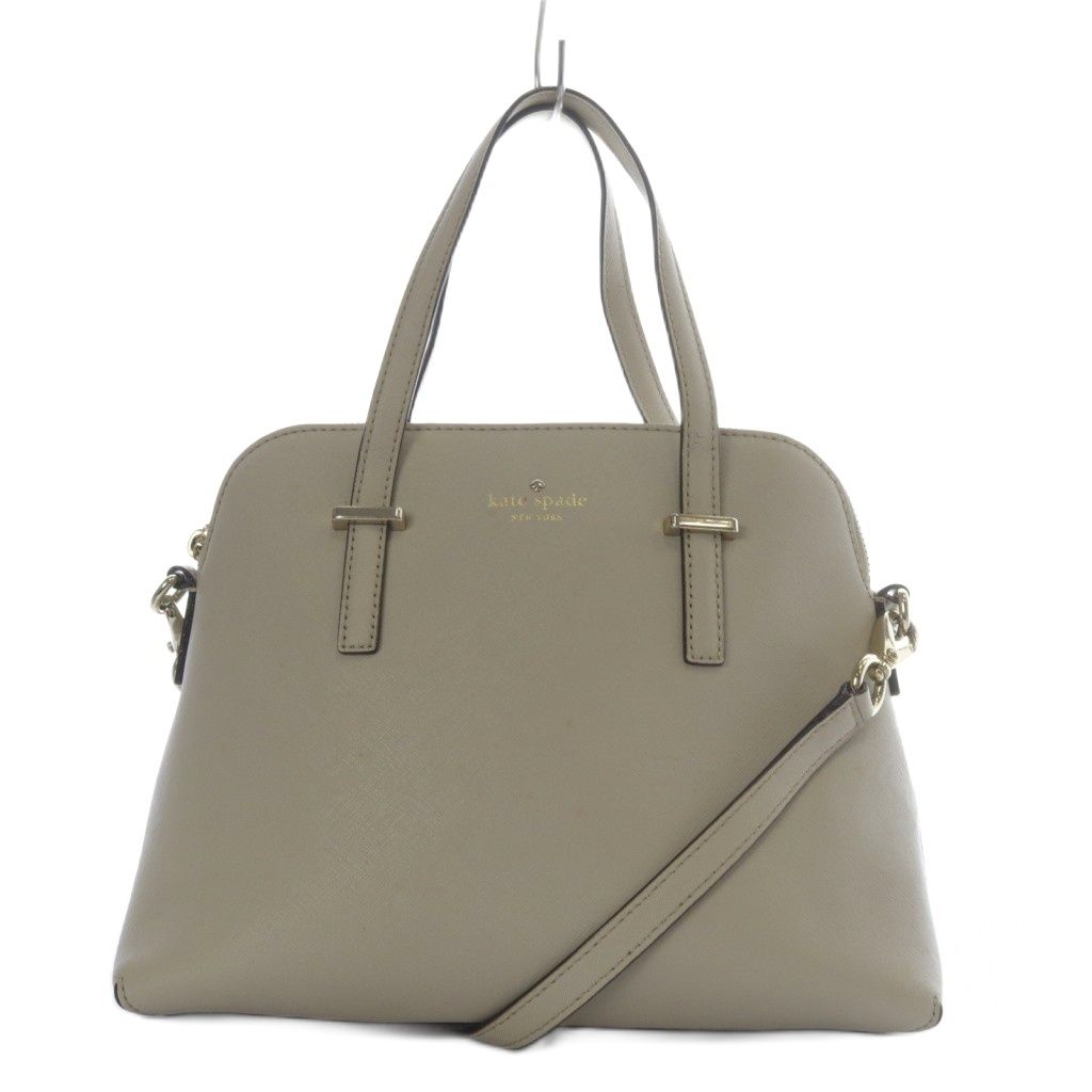 ✨美品✨ケイトスペード ハンドバッグ 2WAY ショルダー レザー 美品✨ケイトスペード 2way レザー チャーム ハンド ショルダー