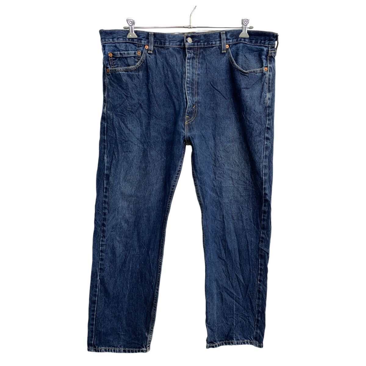 Levi's 505 デニムパンツ W42 リーバイス レギュラーフィット ビッグサイズ インディゴ コットン メキシコ製 古着卸 アメリカ仕入 2410-297