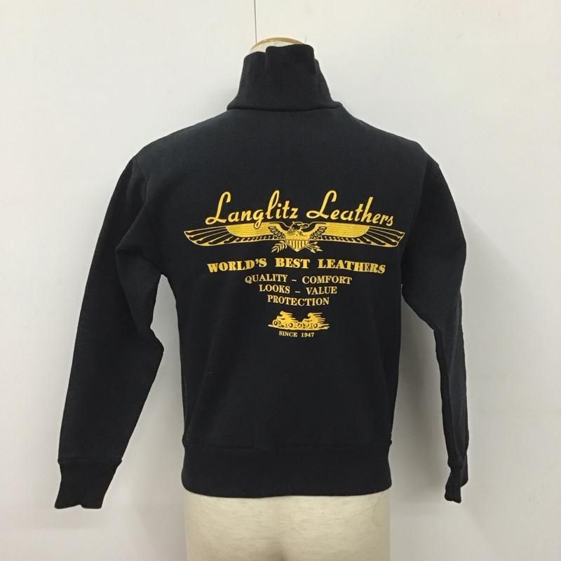 Langlitz Leathers ラングリッツレザーズ トレーナー 長袖 ジップ 