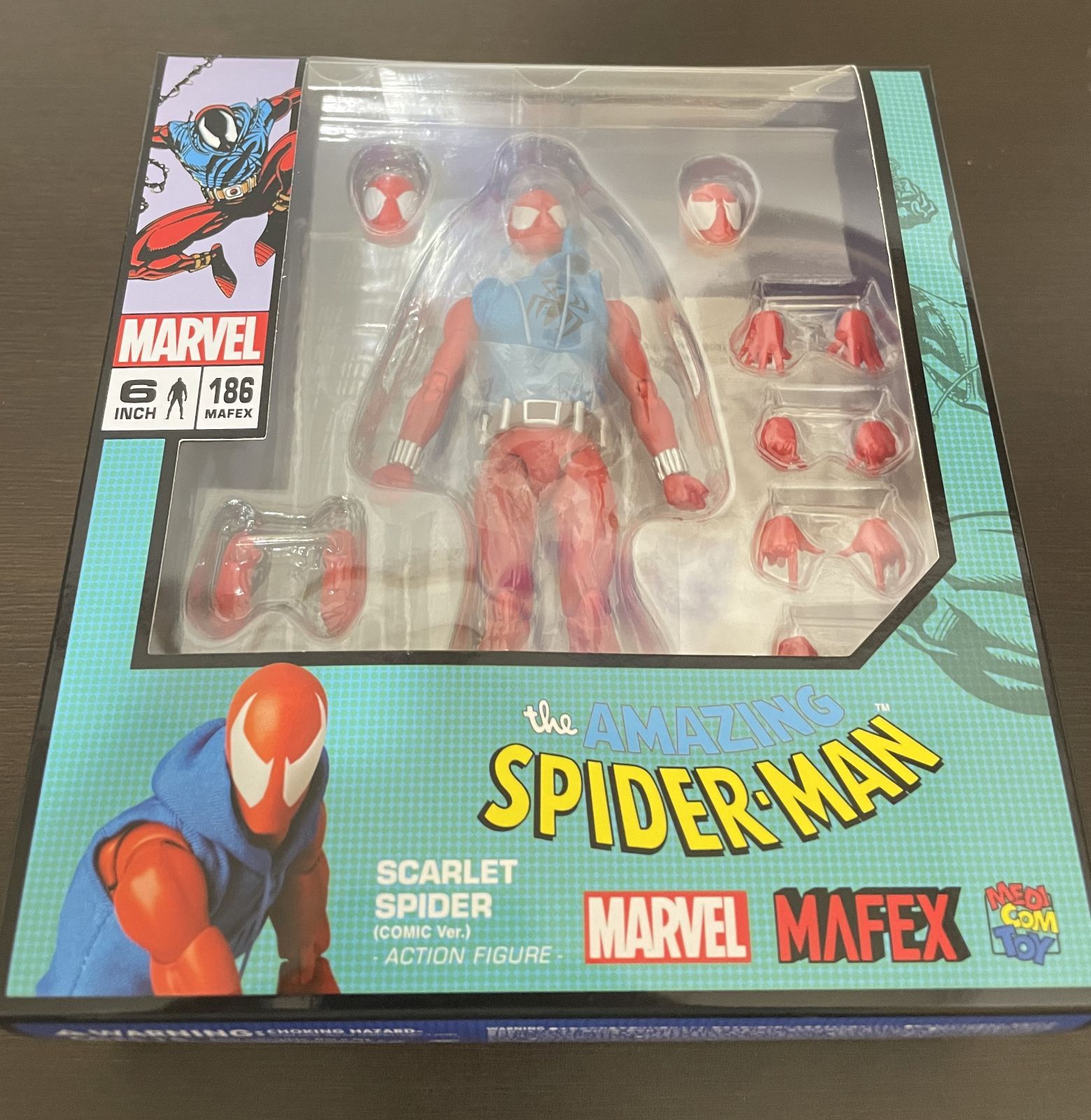 新品 MAFEX SCARLET SPIDER COMIC Ver. 未開封品