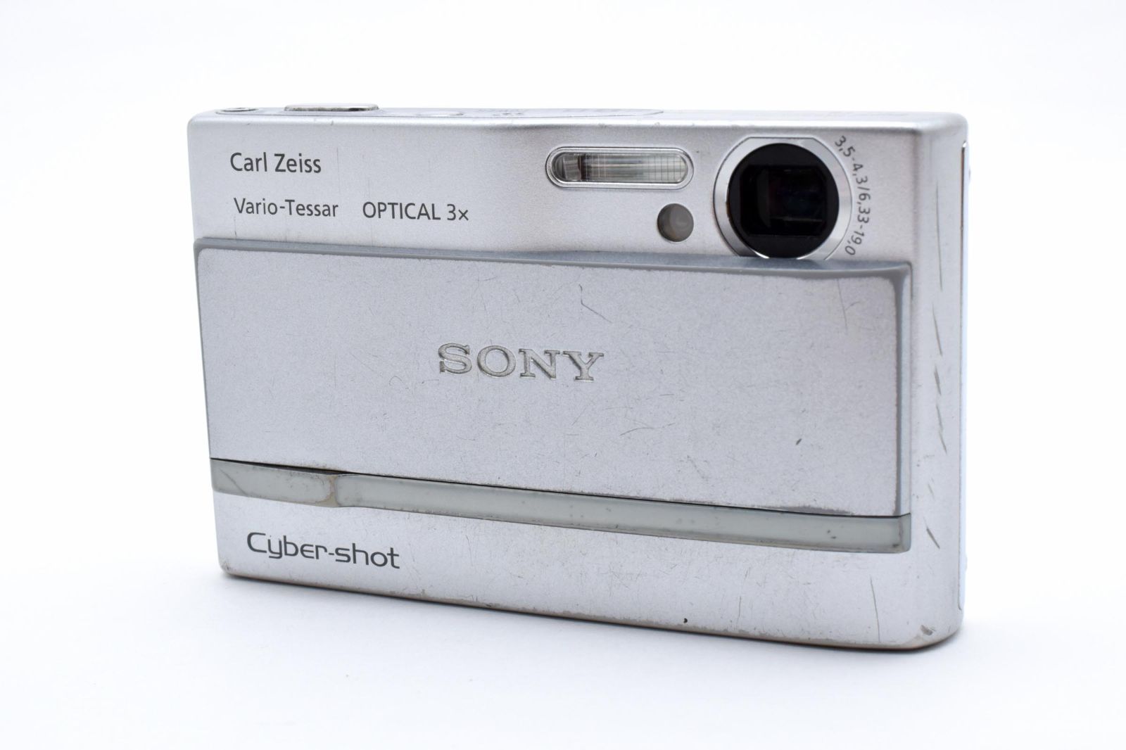 良品】SONY DSC-T9 シルバー 薄型サイバーショット 希少レトロ