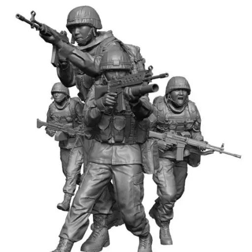 プラモデル　1/35 現用 韓国海軍海兵隊(ROKMC) 上陸歩兵セット(4体入) 3Dプリンター印刷 レジンキャストキット [HS35043] 中古】プラモデル 1/35 現用 韓国海軍海兵隊(ROKMC) 上陸歩兵