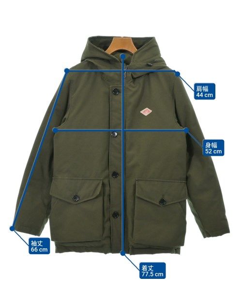 DANTON　ダウンベスト　カーキ色　中古　美品 DANTON - DANTON ダントン ダウンジャケット/ダウンベスト M