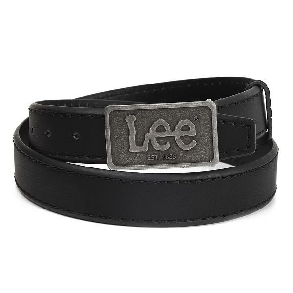 メンズベルト 人気ブランド Lee リー 極太 38mm ロゴプレート